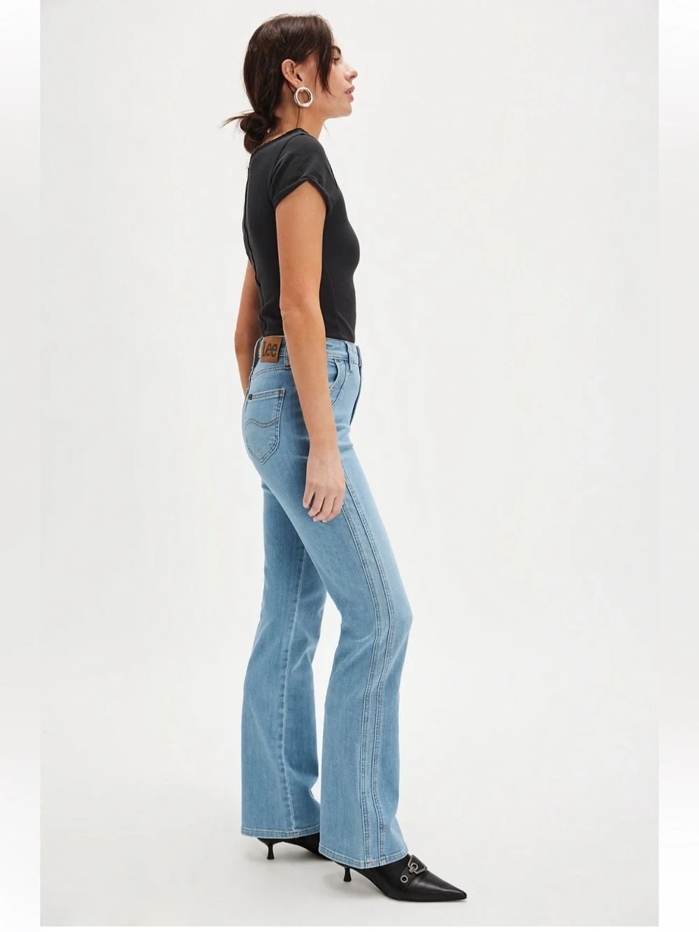 Free People Lee High Rise Bootcut Jean Pant